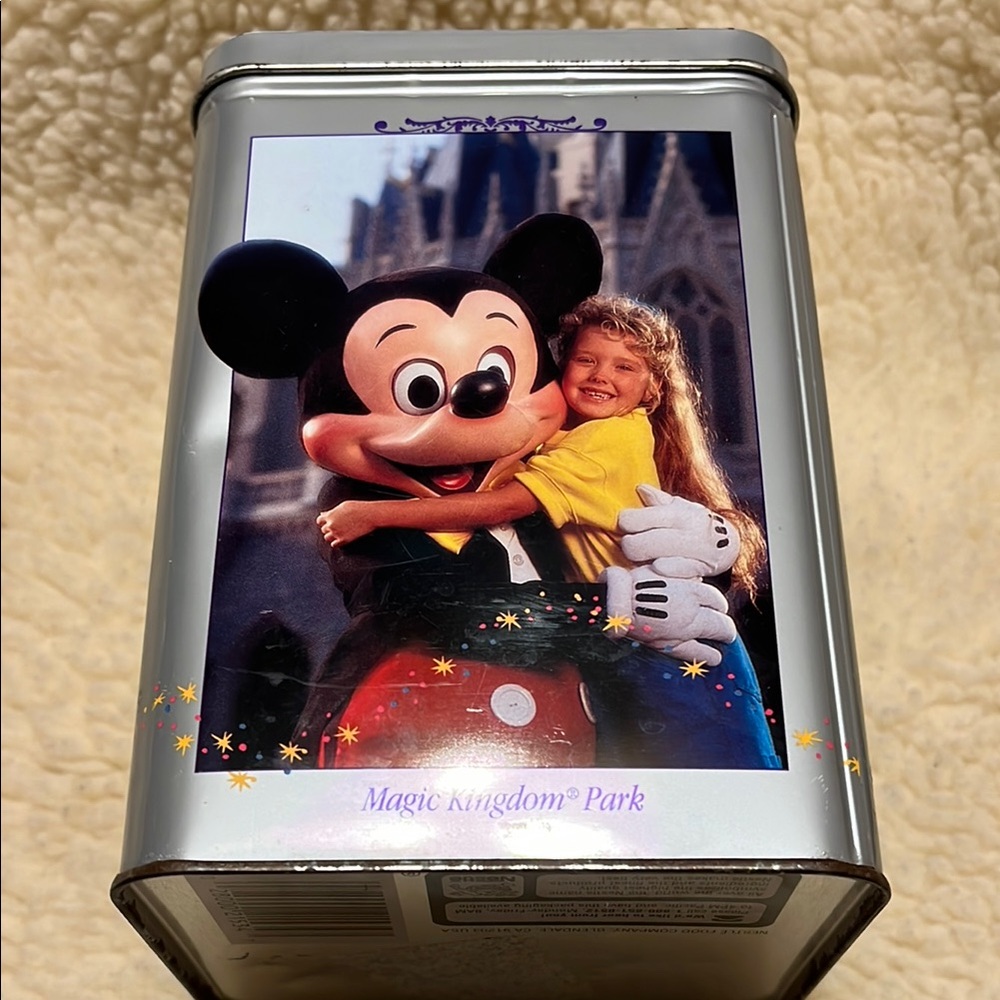Magic Kingdom Park Tin with Mickey Mouse Design